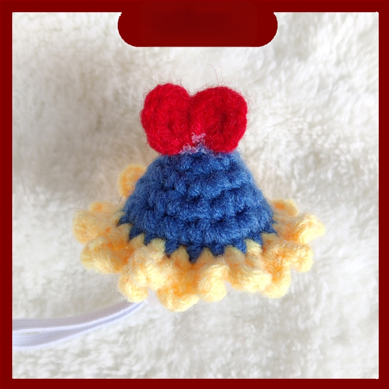 Тигрова кожа Xuanfeng шапка за папагал хамстер шапка за папагал домашен любимец малка шапка аксесоари за глава на птица шапка