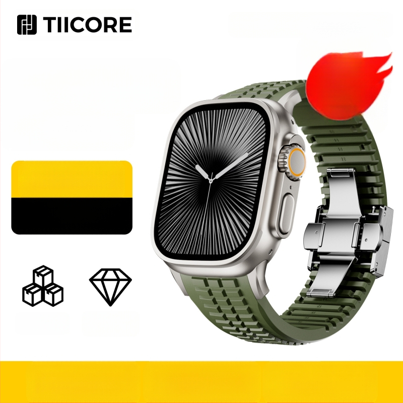 Jauns produkts, kas piemērots Apple Watch Grenade silikona siksniņai Apple Watch 42/44/45/46/49 mm