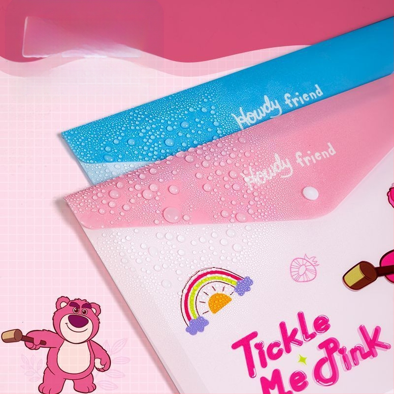 A4 koomiksifailikott paberist kirjatarvete hoiukott pp klõpsuga kott suure mahutavusega kontoriteabe failikott hulgimüük