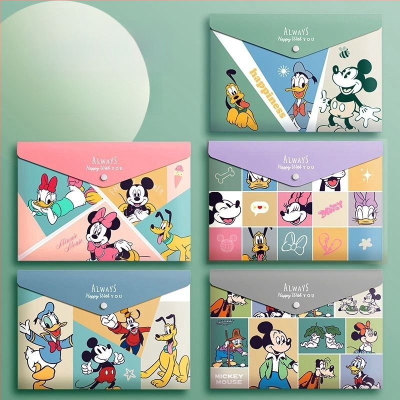 A4 koomiksifailikott paberist kirjatarvete hoiukott pp klõpsuga kott suure mahutavusega kontoriteabe failikott hulgimüük