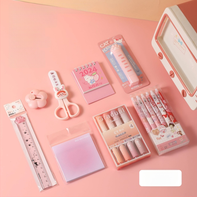 Színátmenetes színű Macskakarom írószer öltöny, mutatós diák írószer ajándéktáska a félév végi tanulási díjakhoz nagykereskedelemben