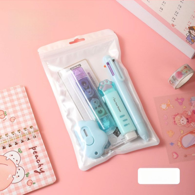 Színátmenetes színű Macskakarom írószer öltöny, mutatós diák írószer ajándéktáska a félév végi tanulási díjakhoz nagykereskedelemben