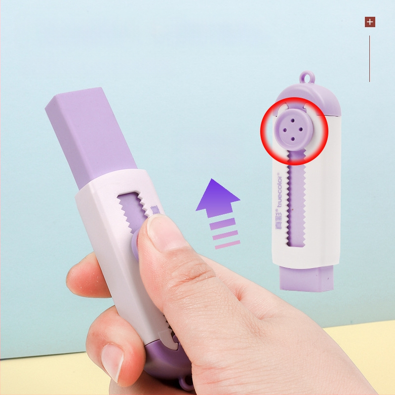 Mielas kūrybinis pieštuko trintukas, tikros spalvos trintukas, stumiamas ir traukiamas, specialus korekcinis trintukas, keičiamas šerdies trintukas, didmeninė prekyba