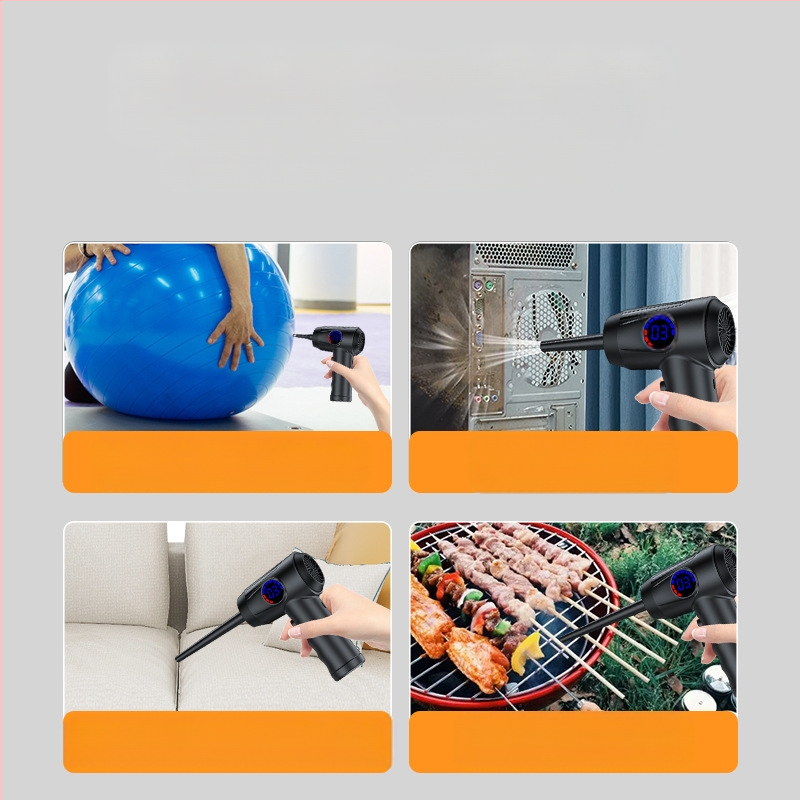 Sprādzienbīstams viedais digitālais displejs ērta uzlāde mini rokas tīrīšanas sūknēšanas automašīnas bezvadu super putekļu pūtējs
