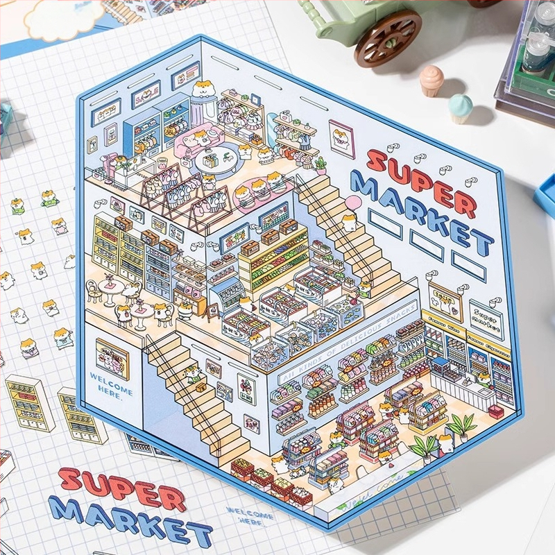 Liels izmērs! Jauna 4.0 lielu, augstas grūtības pakāpes mikro ainu kolekcija. Šī pašu darinātā rotaļu meitene.