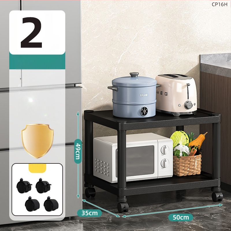 Köögivahe hoiuriiul põrandale, mitmekihiline, mitmeotstarbeline poti hoiuriiul mikrolaineahju majapidamise hoiuriiul plastist