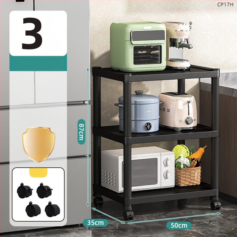 Köögivahe hoiuriiul põrandale, mitmekihiline, mitmeotstarbeline poti hoiuriiul mikrolaineahju majapidamise hoiuriiul plastist