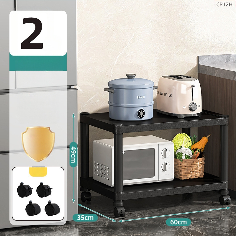 Köögivahe hoiuriiul põrandale, mitmekihiline, mitmeotstarbeline poti hoiuriiul mikrolaineahju majapidamise hoiuriiul plastist