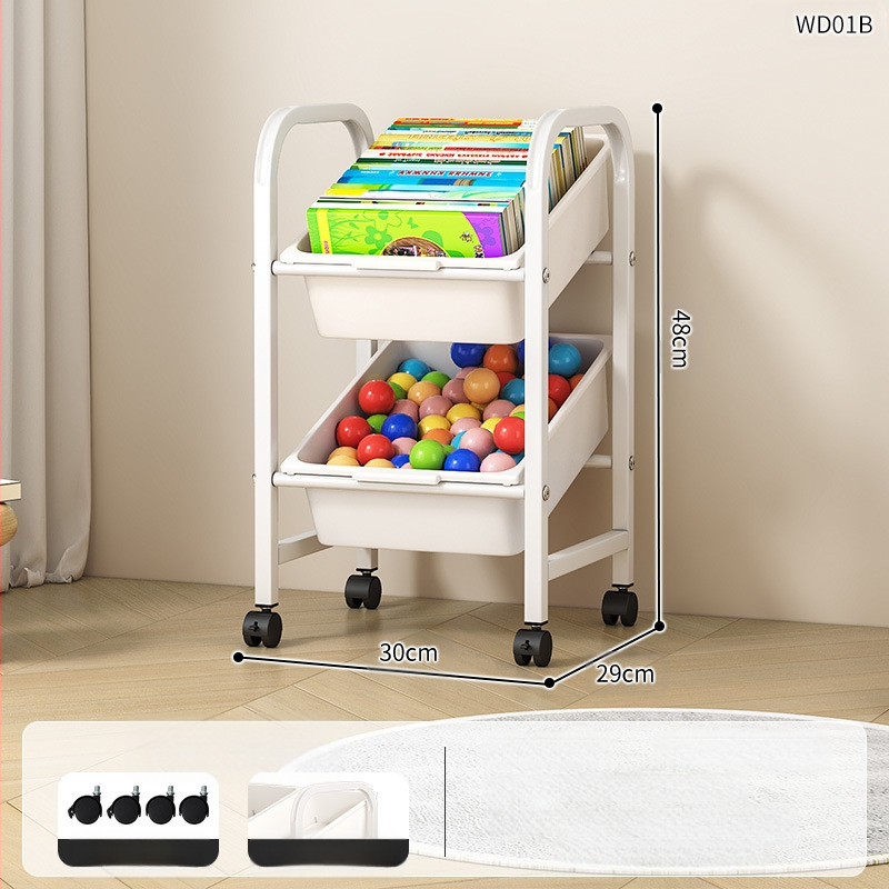 Laste mänguasjade hoiuriiul Mitmekihiline teisaldatav hoiuriiul Raamaturiiul Põranda elutuba Lasteaia hoiukapp Viimistlusriiul