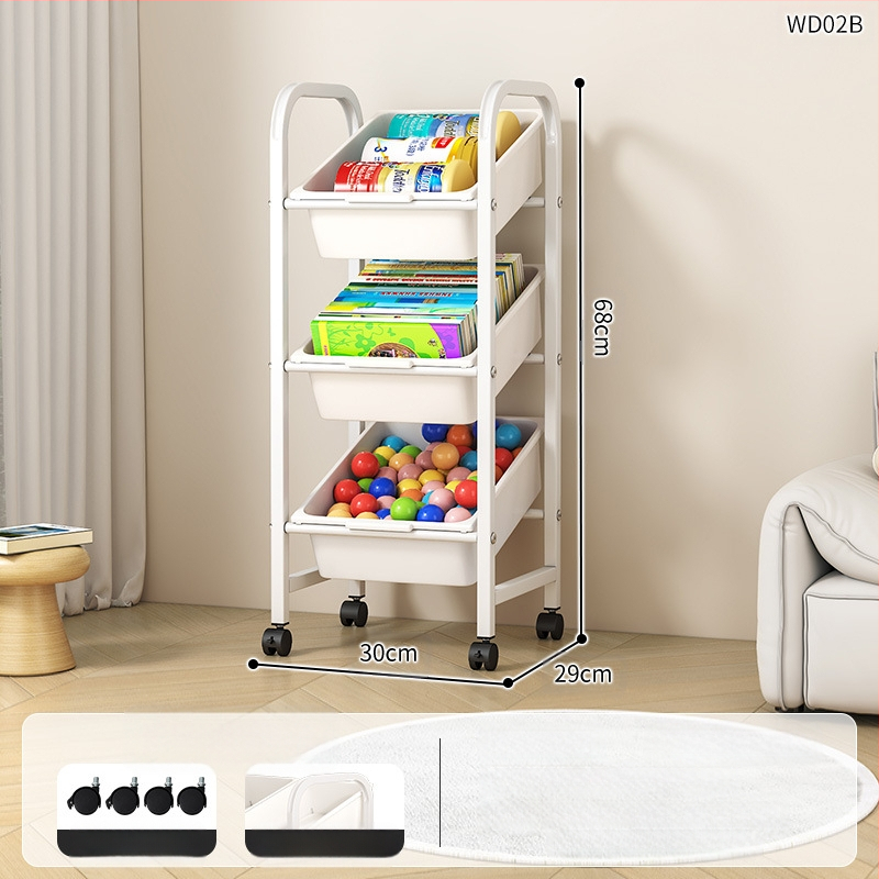 Laste mänguasjade hoiuriiul Mitmekihiline teisaldatav hoiuriiul Raamaturiiul Põranda elutuba Lasteaia hoiukapp Viimistlusriiul