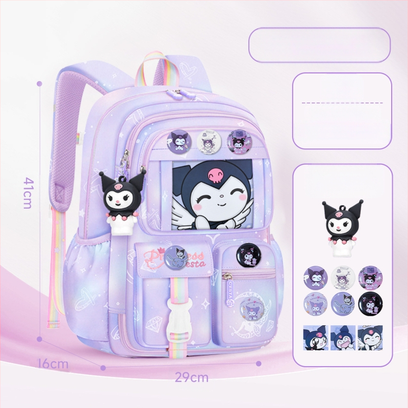 Külmiku uksega avatav koolikott esimese klassi tüdrukutele, veekindel katuseharjakaitse algkooliõpilastele (3-6-aastased tüdrukud) koormuse vähendamiseks