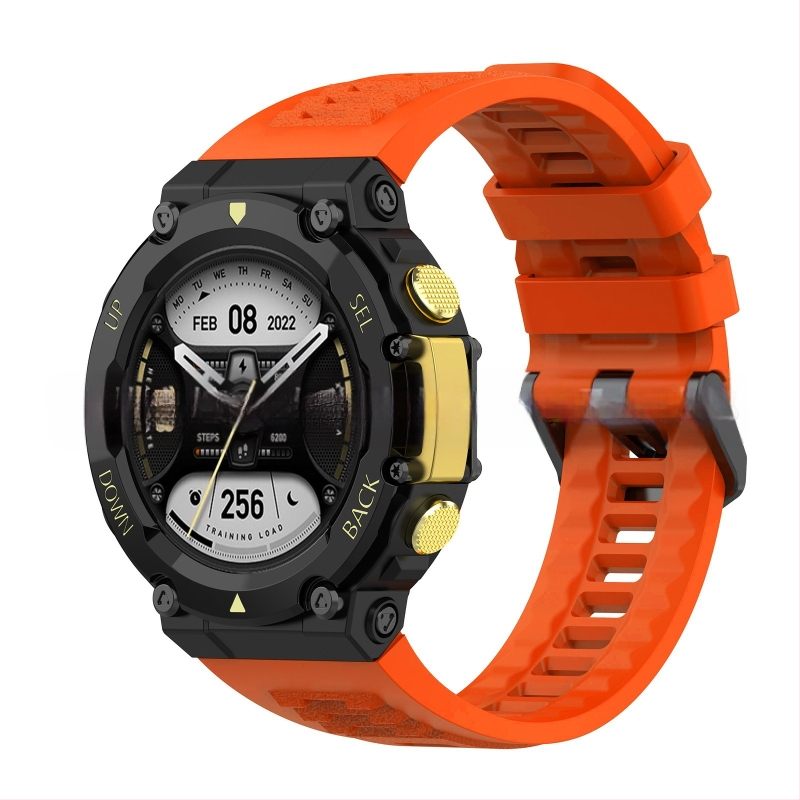 Sobib Yuewo Amazfit T-Rex 2-le. Sama kummist rihm. Huami Rex 2 rihm müügiks valmis.