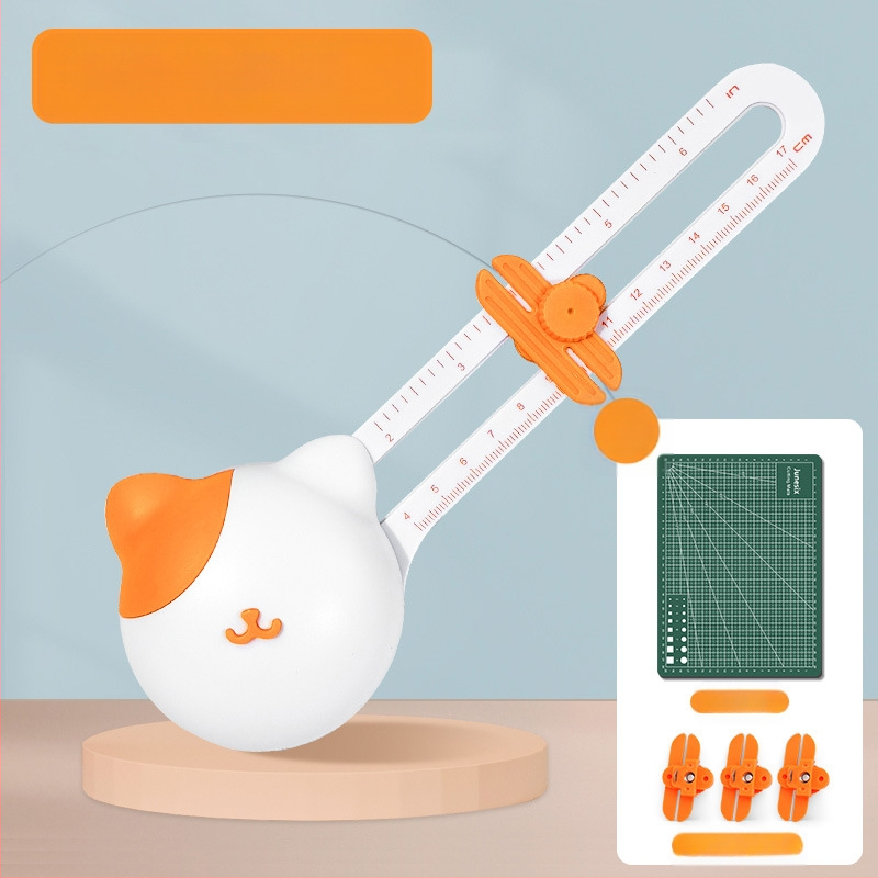 Кръгъл нож, кръгъл нож за хартия, триизмерен четири-в-едно нож за хартия, рязане на хартия, сгъване на хартия, ръчна сметка, кръгъл нож, нож за хартия, перфоратор