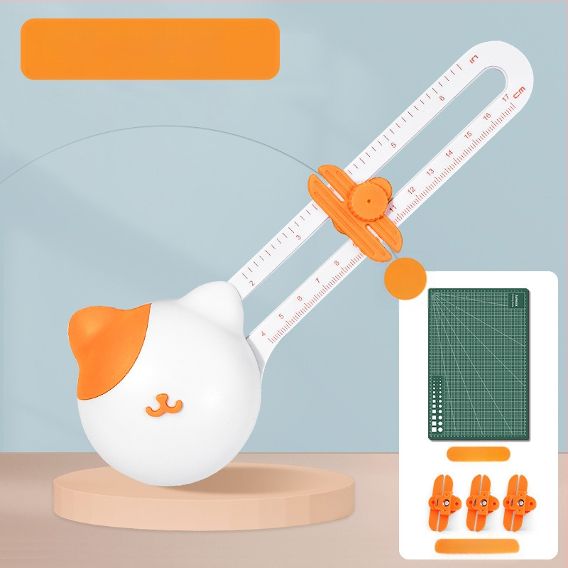 Кръгъл нож, кръгъл нож за хартия, триизмерен четири-в-едно нож за хартия, рязане на хартия, сгъване на хартия, ръчна сметка, кръгъл нож, нож за хартия, перфоратор