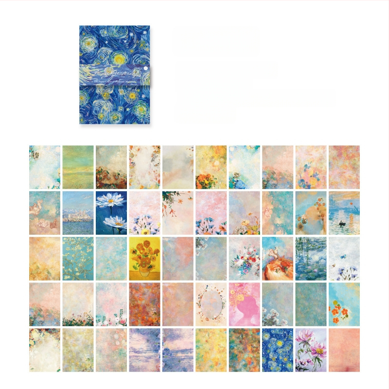 Momo Retro materiālu papīra dinastijas un vakara sērijas kolāžu rokasgrāmata DIY dekoratīvais pamatmateriāls 100 gabali