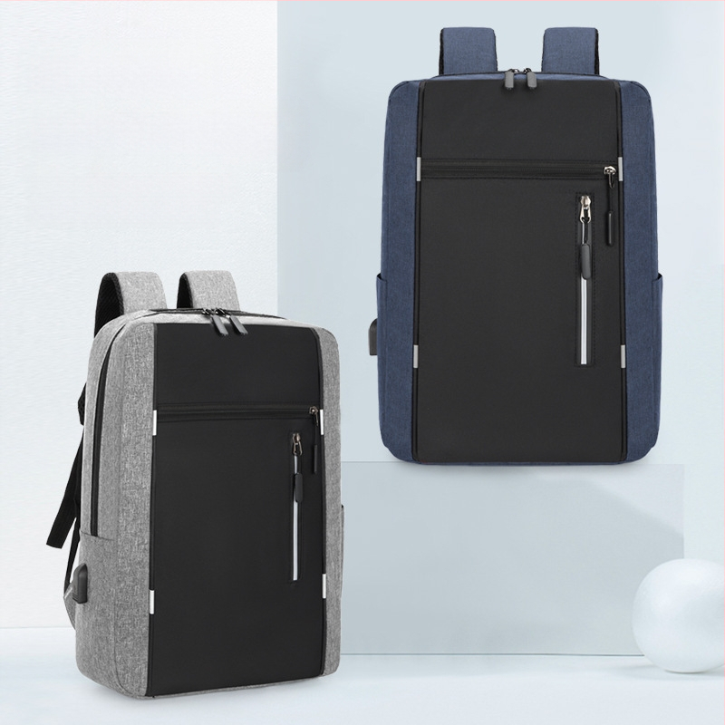 Külkereskedelmi hátizsák, multifunkcionális férfi iskolatáska, hátizsák, háromrészes szett, nagy kapacitású üzleti számítógépes hátizsák
