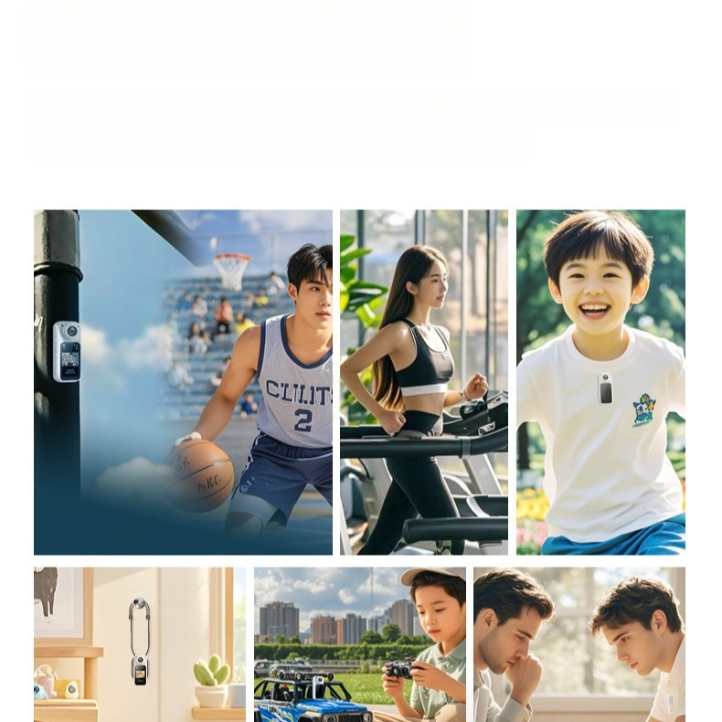 2.7K WIFI-toega mobiiltelefonirakendusega reaalajas taasesitusvaade rippuva kaelakaamera DV välistingimustes kasutatava spordikaamera S70