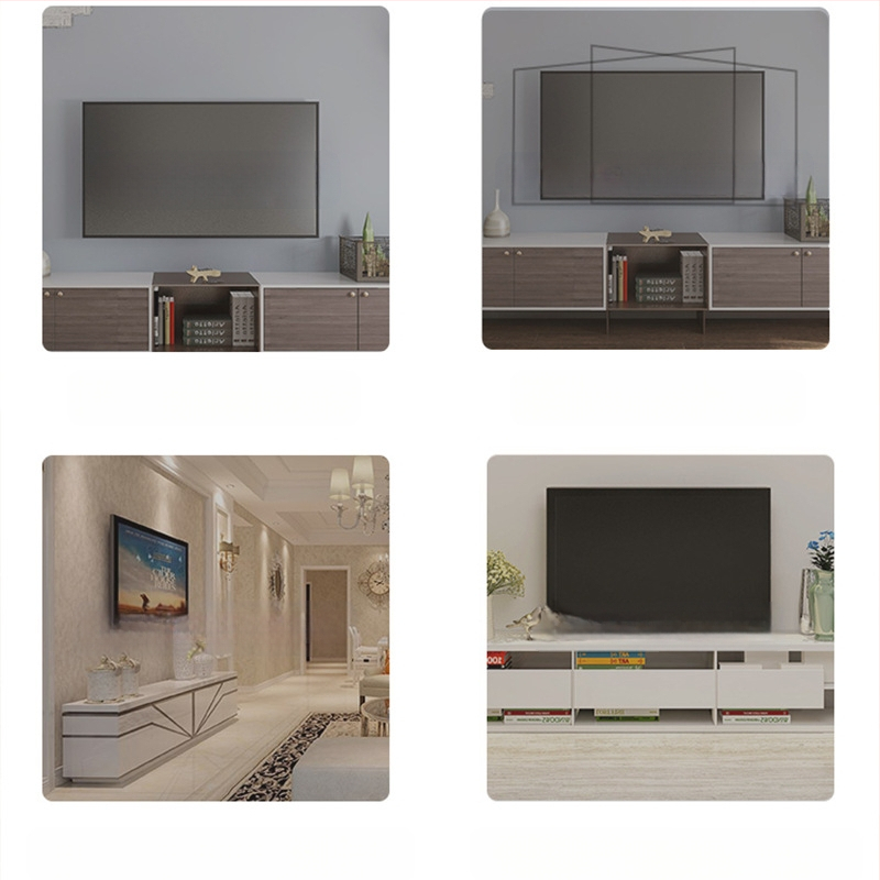 Suport de perete retractabil rotativ pentru monitor LCD, agățat, raft universal de perete, pentru calculator, raft de perete suspendat