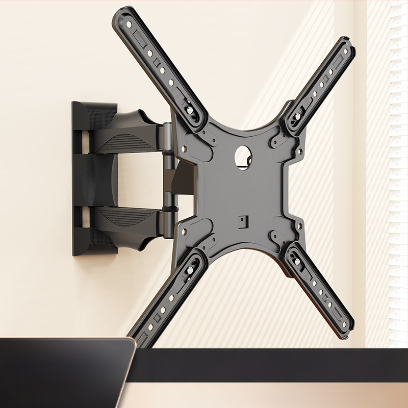 Suport de perete retractabil rotativ pentru monitor LCD, agățat, raft universal de perete, pentru calculator, raft de perete suspendat