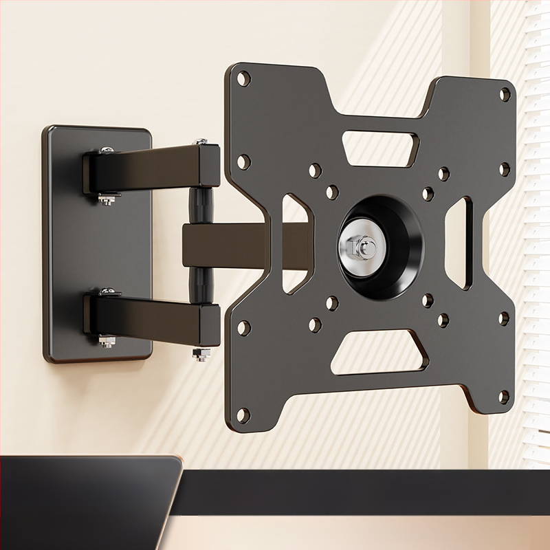 Suport de perete retractabil rotativ pentru monitor LCD, agățat, raft universal de perete, pentru calculator, raft de perete suspendat