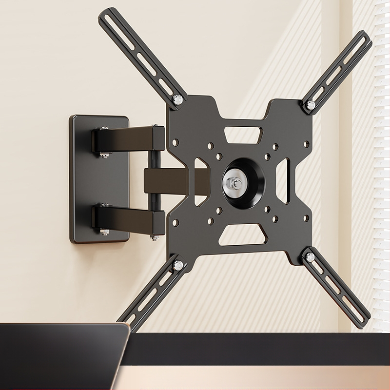 Suport de perete retractabil rotativ pentru monitor LCD, agățat, raft universal de perete, pentru calculator, raft de perete suspendat