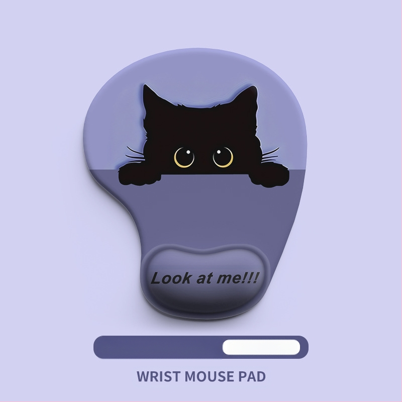 Kuum koomiksilooma silikoonist randme hiirematt randmetugi lauapadi pildiga hiirematt randmekaitse plekikindel