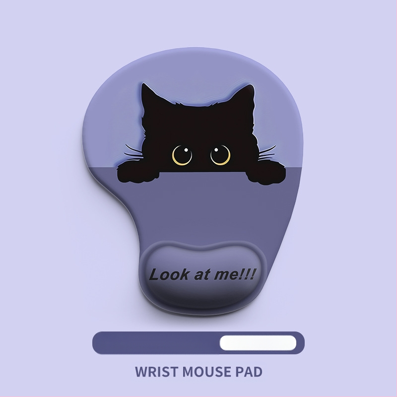 Kuum koomiksilooma silikoonist randme hiirematt randmetugi lauapadi pildiga hiirematt randmekaitse plekikindel