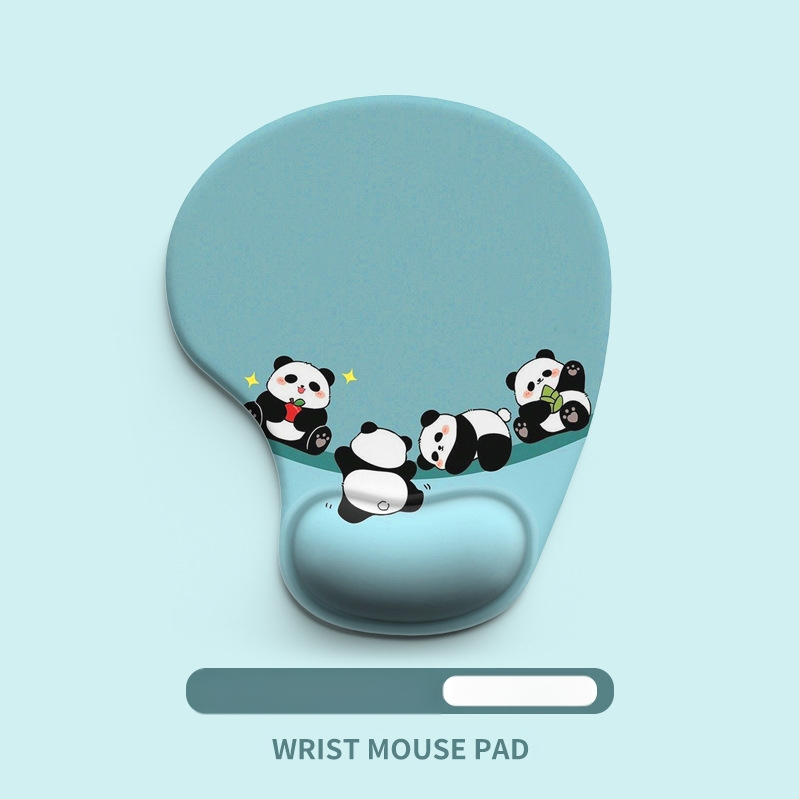 Kuum koomiksilooma silikoonist randme hiirematt randmetugi lauapadi pildiga hiirematt randmekaitse plekikindel