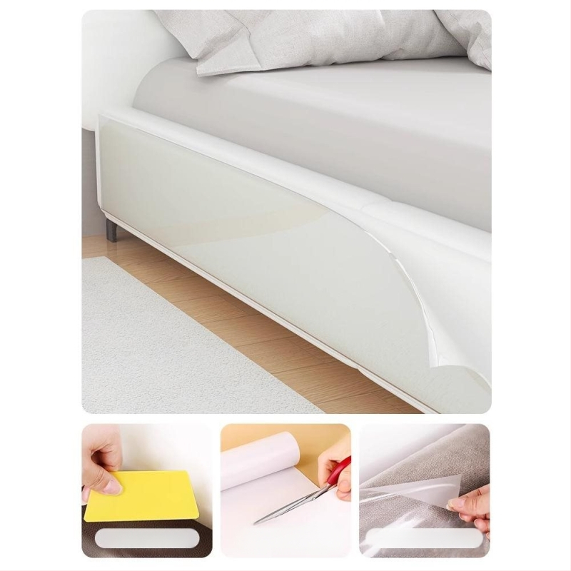 Apsauginė lovos danga nuo kačių įbrėžimų, permatoma sofos baldai, apsauga nuo įbrėžimų, pasta, apsauga nuo kačių nagų, apsauginė plėvelė katėms, įbrėžimų lenta