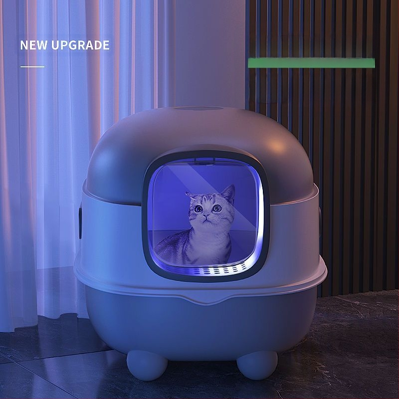 Automaatselt puhastatav kassiliivkast kassiliivakasti deodorant täielikult suletud nutikas kassi tualett kassiliivakast pritsmekindel kassiliivkast