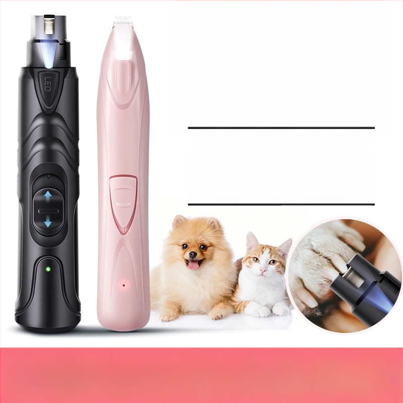 Koera küüneveski elektriline lemmikloomade küüneveski laadiv kassi küünelõikur kuldse karvaga küüneveski vaigistatav