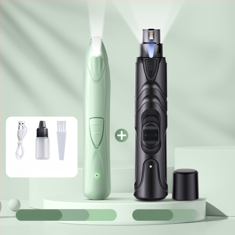 Koera küüneveski elektriline lemmikloomade küüneveski laadiv kassi küünelõikur kuldse karvaga küüneveski vaigistatav