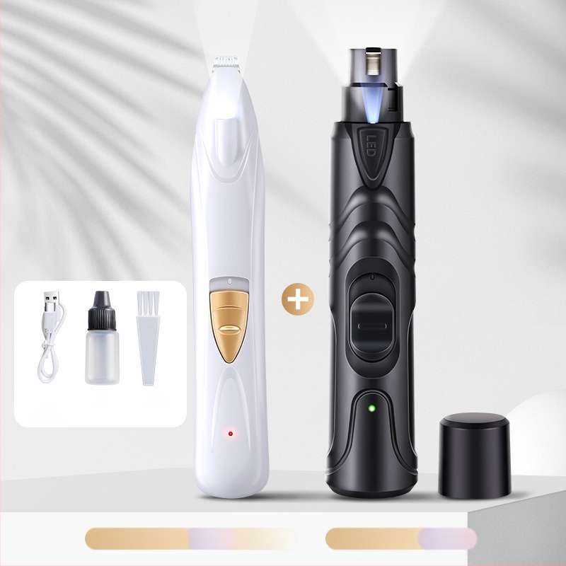 Koera küüneveski elektriline lemmikloomade küüneveski laadiv kassi küünelõikur kuldse karvaga küüneveski vaigistatav