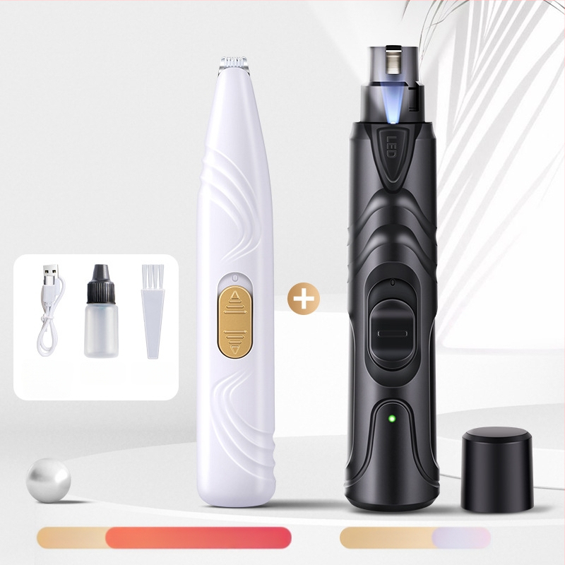 Koera küüneveski elektriline lemmikloomade küüneveski laadiv kassi küünelõikur kuldse karvaga küüneveski vaigistatav