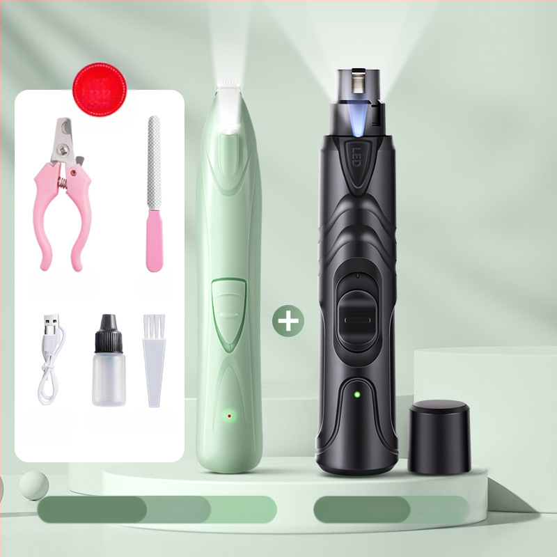 Koera küüneveski elektriline lemmikloomade küüneveski laadiv kassi küünelõikur kuldse karvaga küüneveski vaigistatav