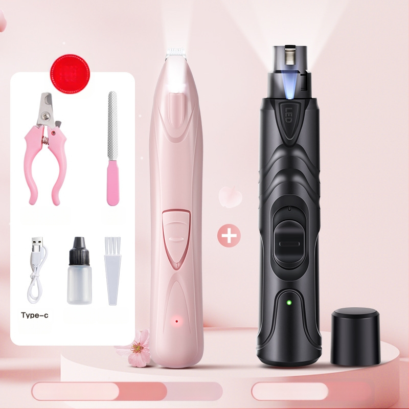 Koera küüneveski elektriline lemmikloomade küüneveski laadiv kassi küünelõikur kuldse karvaga küüneveski vaigistatav