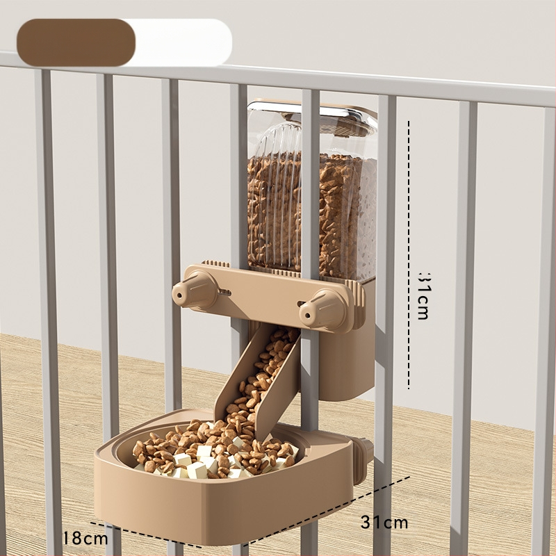 Automaatne kassisöötja koertele iseteeninduslik söötmismasin hulgimüügis kassikauss, kauss, kauss, koputusvastane rippuv lemmikloomatarvete komplekt