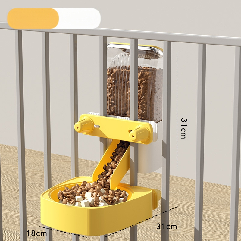 Automaatne kassisöötja koertele iseteeninduslik söötmismasin hulgimüügis kassikauss, kauss, kauss, koputusvastane rippuv lemmikloomatarvete komplekt