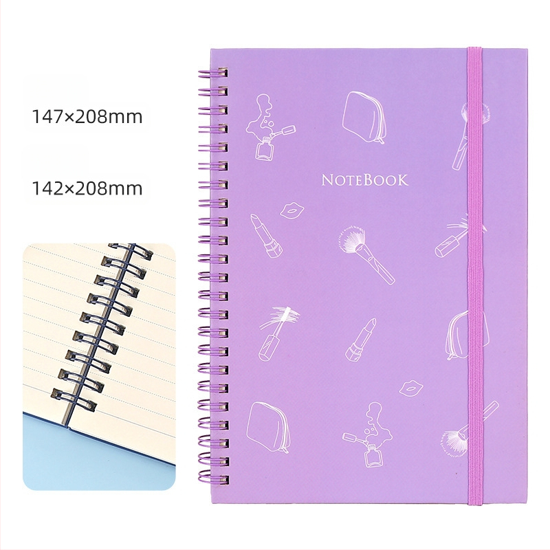 Ameerika nädalaplaani A5 spiraalmärkmik, horisontaalne märkmik, ajakava märkmik, inglise päevik, õpilase märkmik, hulgimüük