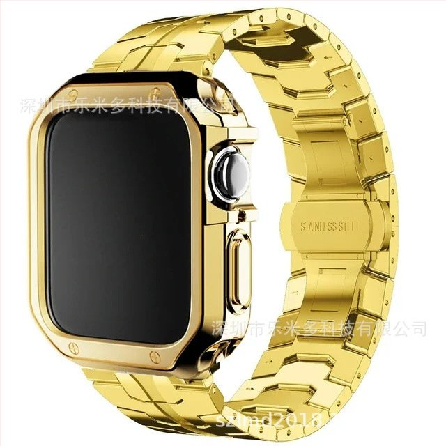 Iron Man roostevabast terasest rihmaga TPU soomusümbris Apple Watchile Apple Watch