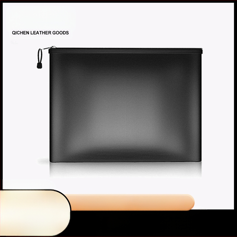 Ugunsdrošs un ūdensnecaurlaidīgs aizsargājošs naudas maisiņš birojam un mājām. Vērtīgu metāla čeku glabāšanas līguma informācijas dokumentu maisiņš.