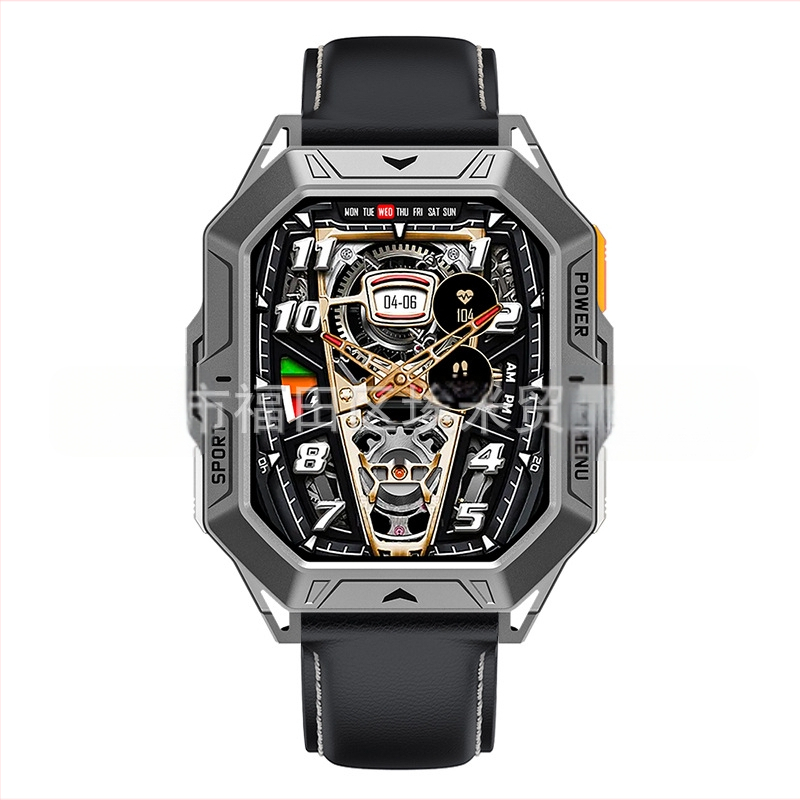 Piiriülene X1Pro nutikell Pulsimõõtja Bluetooth Kõne Kompass Baromeetriline rõhk Hääleassistent Sammulugeja Spordikell