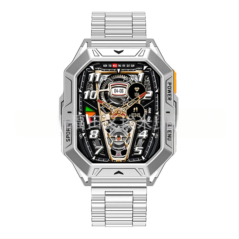 Piiriülene X1Pro nutikell Pulsimõõtja Bluetooth Kõne Kompass Baromeetriline rõhk Hääleassistent Sammulugeja Spordikell