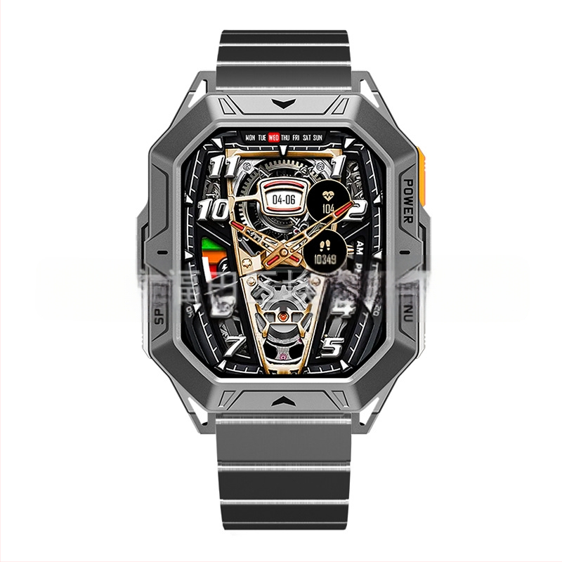 Piiriülene X1Pro nutikell Pulsimõõtja Bluetooth Kõne Kompass Baromeetriline rõhk Hääleassistent Sammulugeja Spordikell