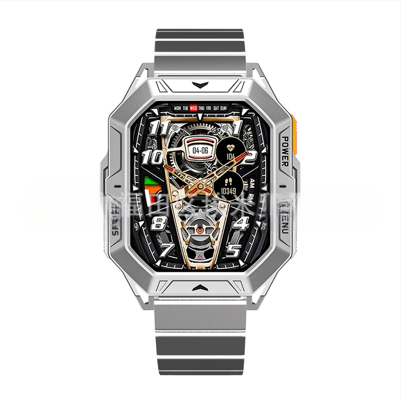 Piiriülene X1Pro nutikell Pulsimõõtja Bluetooth Kõne Kompass Baromeetriline rõhk Hääleassistent Sammulugeja Spordikell