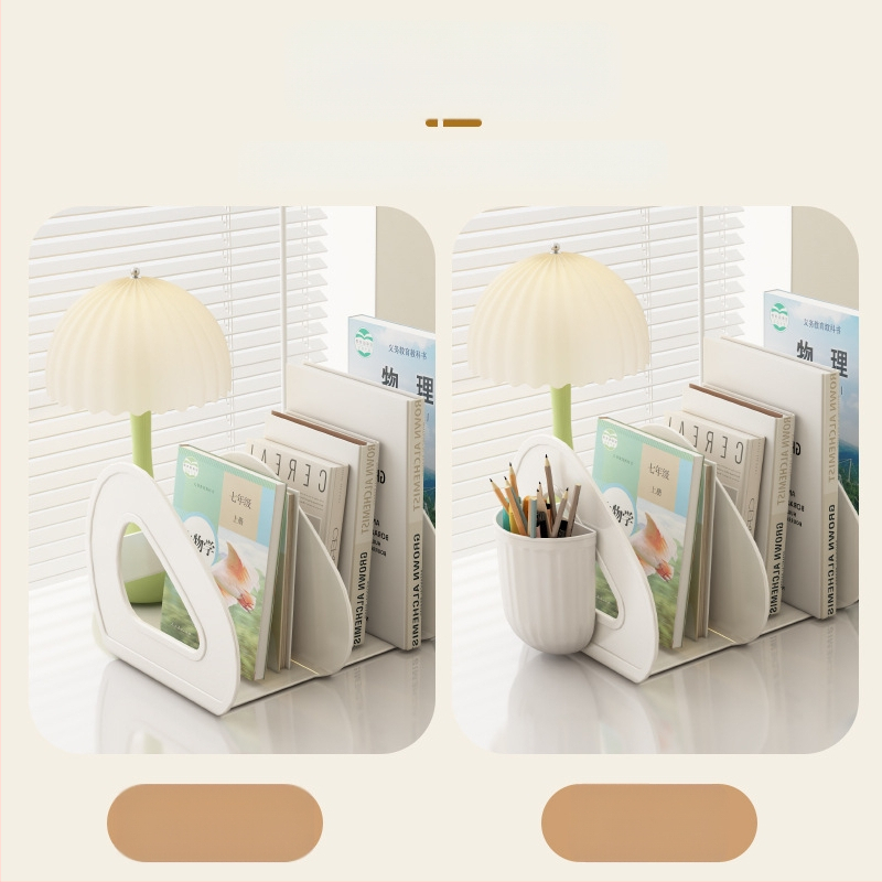 Επιτραπέζιο κουτί αποθήκευσης βιβλιοθήκης διαφανές βιβλίο φοιτητών γραφείου διαχωριστικό ακρυλικό στυλό θήκη αποθήκευσης ράφι