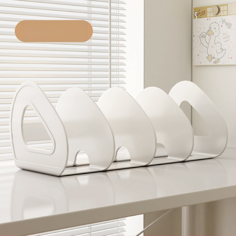 Επιτραπέζιο κουτί αποθήκευσης βιβλιοθήκης διαφανές βιβλίο φοιτητών γραφείου διαχωριστικό ακρυλικό στυλό θήκη αποθήκευσης ράφι