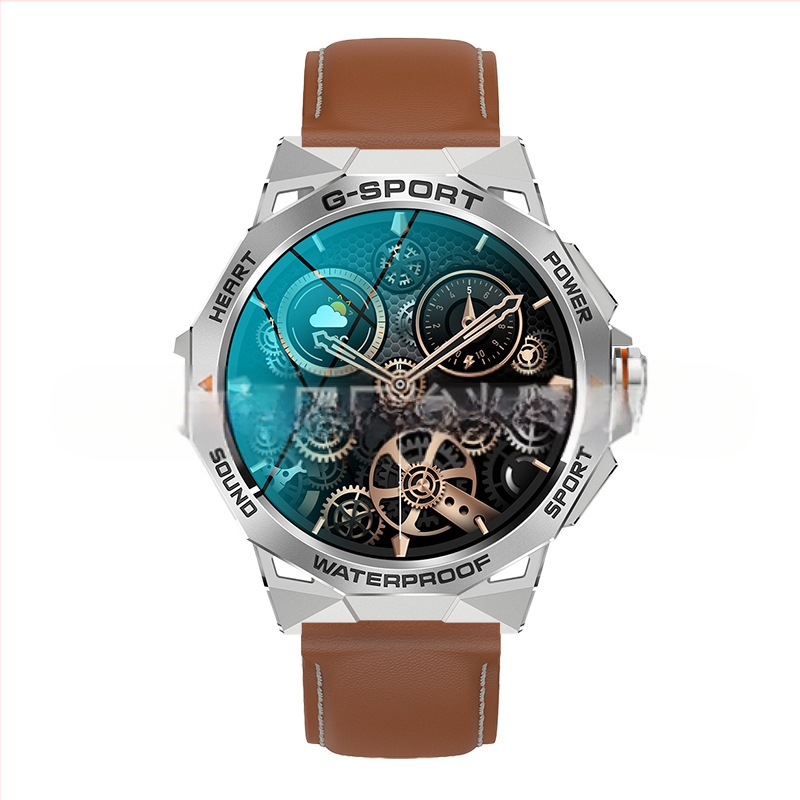 Piiriülene K62 nutikell Amoled ekraaniga Bluetooth-kõne häälassistent sammude lugemisega moodne välistingimustes kasutatav spordikell