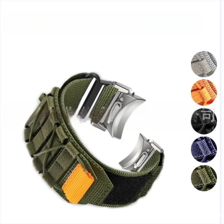 Samsung Watch 6/6c gombos gyorskioldós szíjjal, tépőzáras nejlonszíjjal, 4c/5pro sport csuklópánttal.