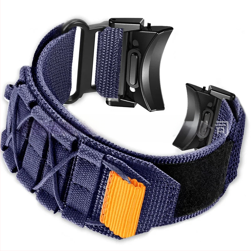 Samsung Watch 6/6c gombos gyorskioldós szíjjal, tépőzáras nejlonszíjjal, 4c/5pro sport csuklópánttal.